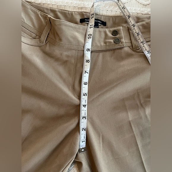 Zac & Rachel Tan Dress Pants/ Slacks Straight Leg women’s Size 12 - Picture 10 of 14
